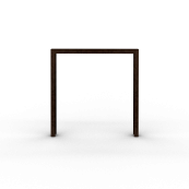 Corten steel leaning bracket | without stainless steel attachment